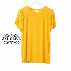 Yellow Lularoe  Women's Top